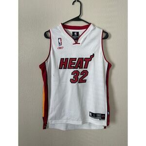 Vintage Shaq Heat Reebok Jersey Youth Large NBA